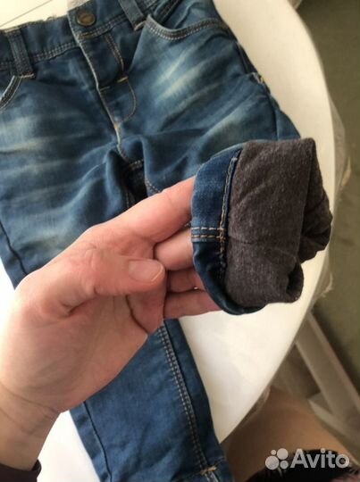 Утепленные джинсы next 9-12