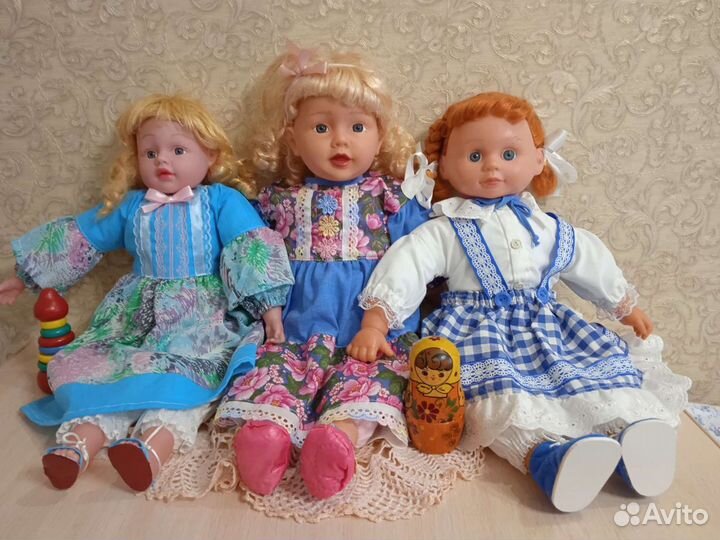 Большие куклы и пупсы мягкотелые