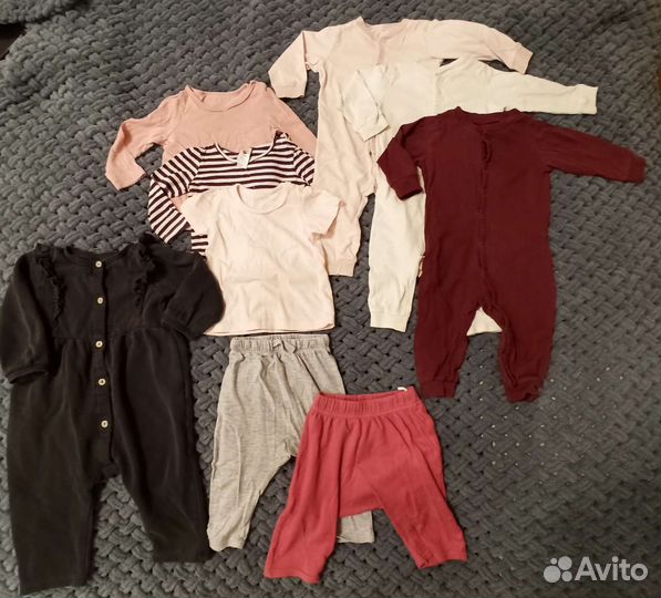 Детские вещи пакетом для девочки 68 74