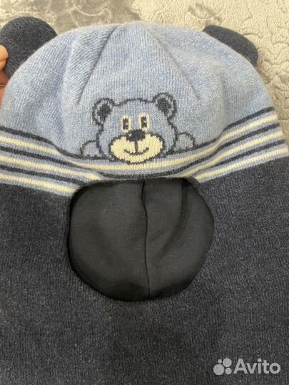 Шапка шлем для мальчика 52-54