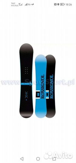 Сноуборд с креплением и ботинками