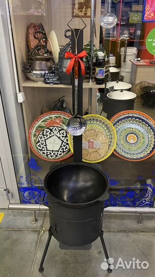 Печь +казан