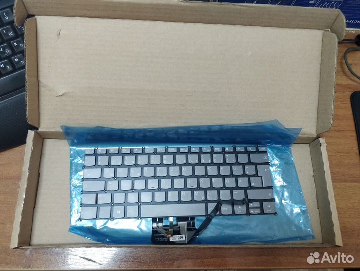 Клавиатура для ноутбука lenovo с подсветкой, немец