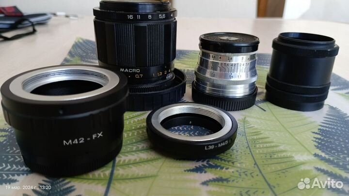 Объективы, сетки фильтра, карты б/б, кронштейн