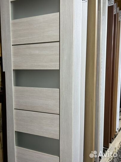 Дверь межкомнатная Ясень латте