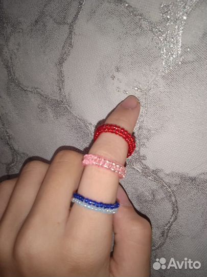 Кольца из бисера