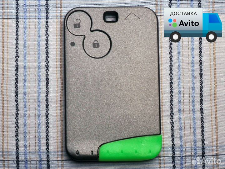 Корпус ключ карты Renault 2 кнопки