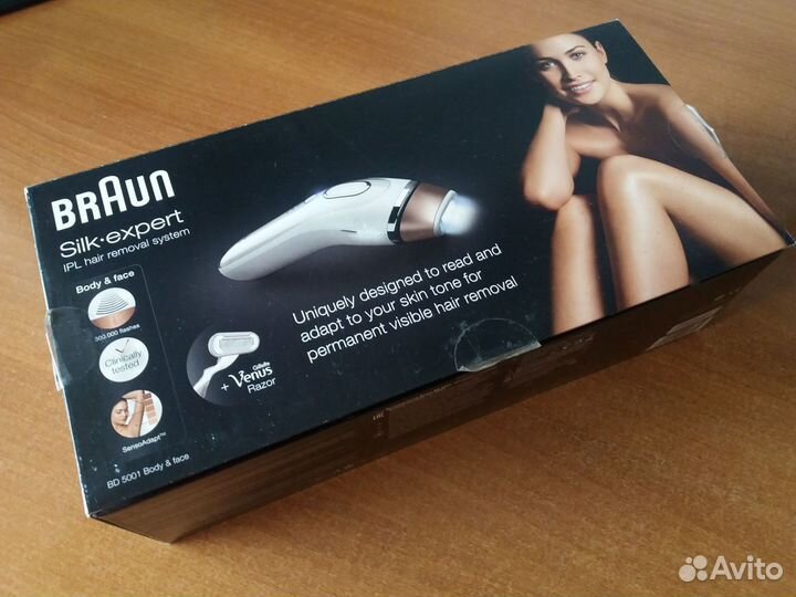 Фотоэпилятор Braun BD 5001 Body & face
