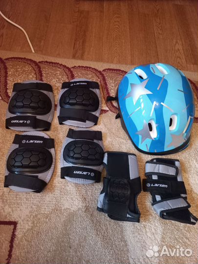 Роликовые коньки раздвижные 31-36 новые шлем+защит