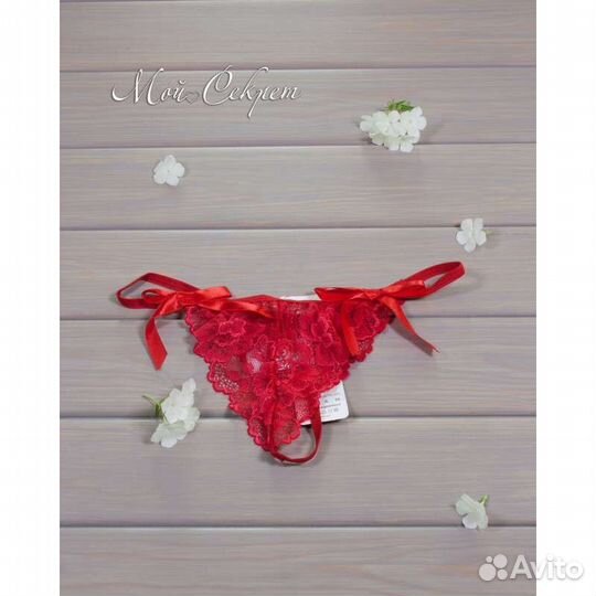 Стринги красные женские новые Польша