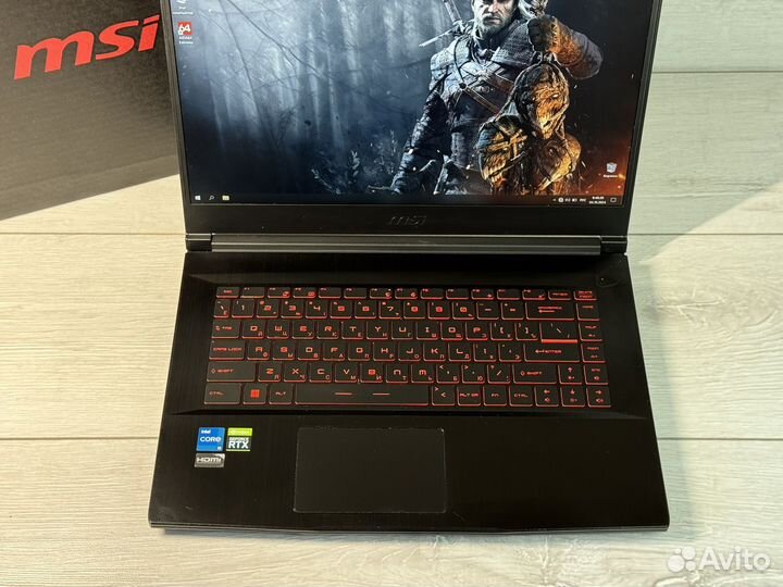 Игровой MSI GF63 i5 11400H RTX 3050 512GB