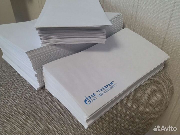 Конверты новые почтовые