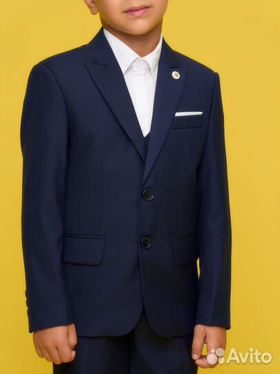 Костюм тройка, для мальчика (школьный)