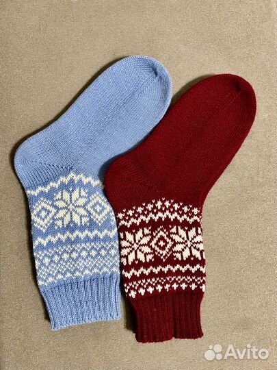 Носки вязаные