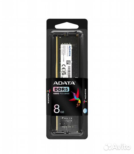 Оперативная память adata AD5U48008G-S, 8 гб, DDR5