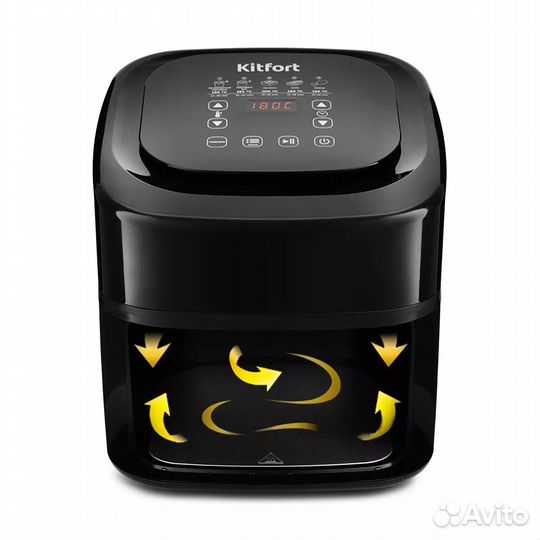 Аэрогриль Kitfort KT-2215, 1500 Вт, черный