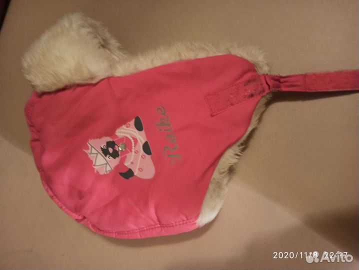 Шапки зимние детские на девочку. Размер 54