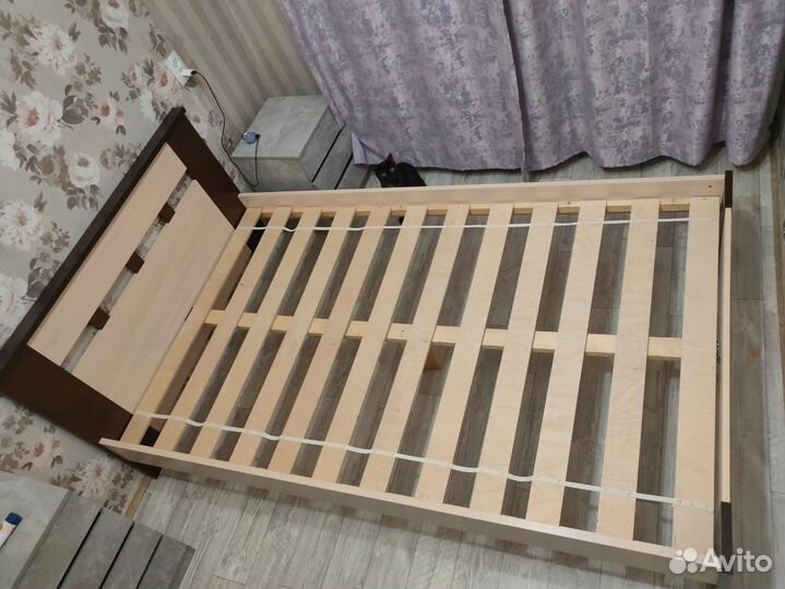 Кровать 120х200 с матрасом бу