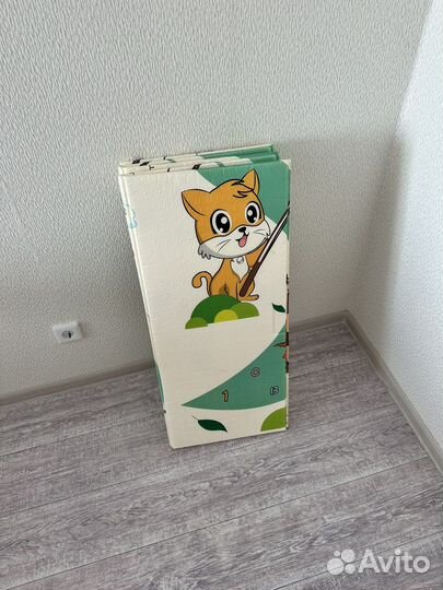 Развивающий складной двухсторонний коврик