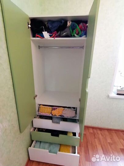 Детский шкаф для одежды (аналог IKEA Стува)