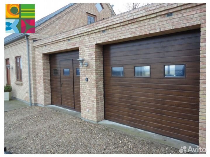 Секционные ворота alutech