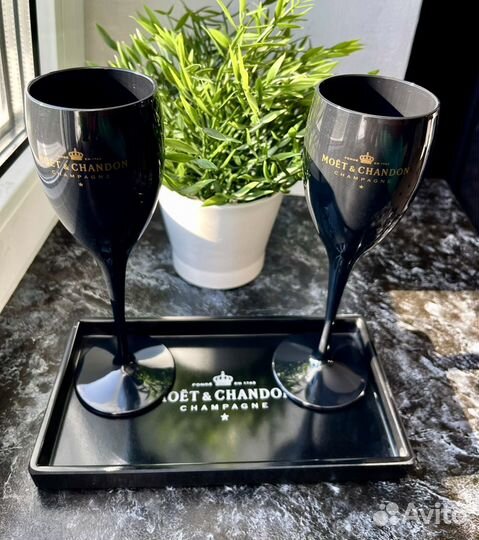 Бокалы moet для торжества