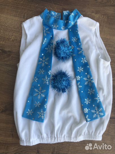 Костюм снеговика детский