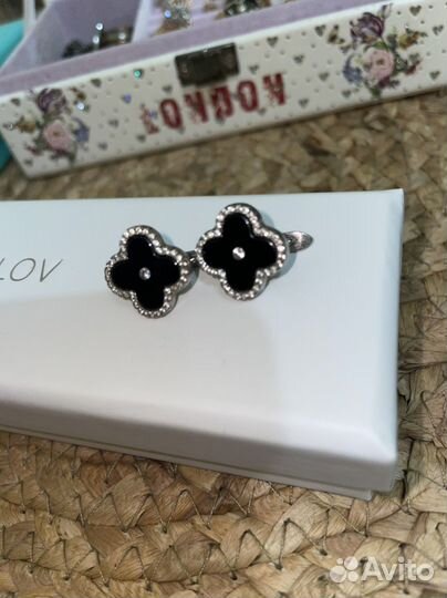 Серьги серебро 925