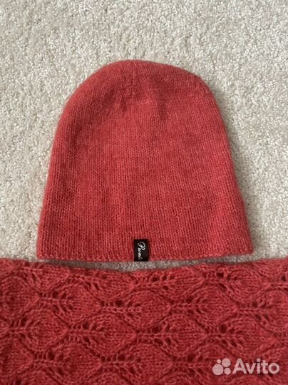 Комплект шапка и снуд женский