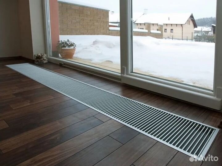 Внутрипольный Конвектор отопления обогреватель