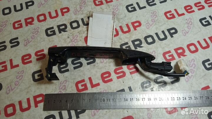 Ручка двери наружная передняя DE L с кнопкой б/у Demio Mazda 2