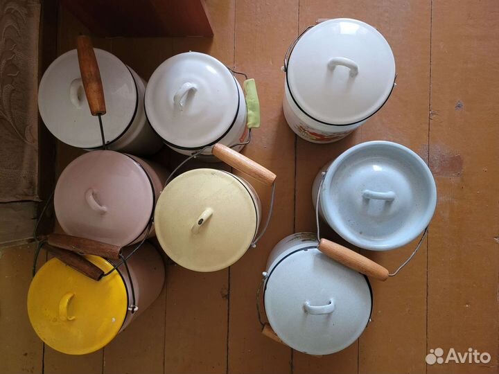 Бидон эмалированный СССР