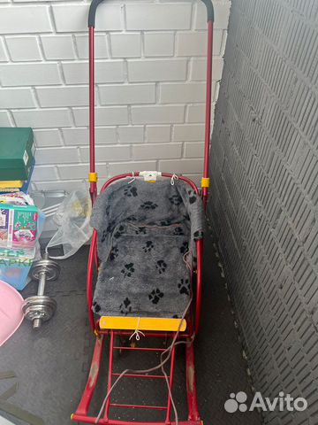 Санки на колесах складные