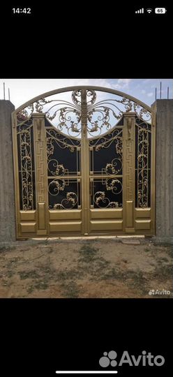 Кованые ворота под ключ с установкой и доставкой
