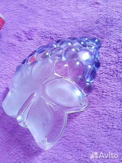 Ваза цветное стекло чехия