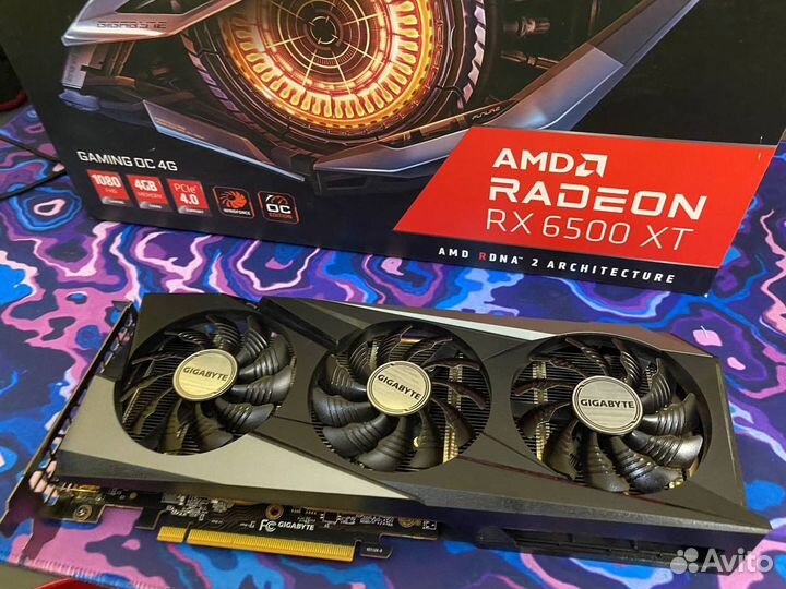 Видеокарта rx6500xt