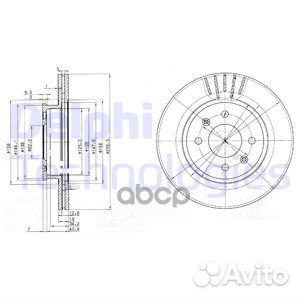 BG3934 диск тормозной передний Hyundai Getz