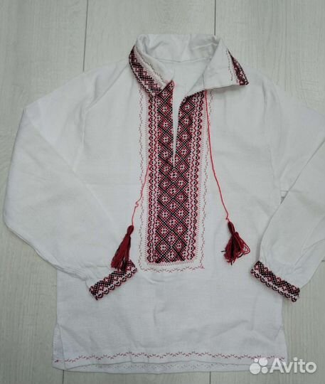 Рубашка с вышивкой в народном стиле (для танцев)