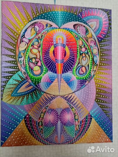 Картина акрилом на холсте