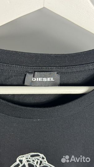 Diesel футболка черная оригинал