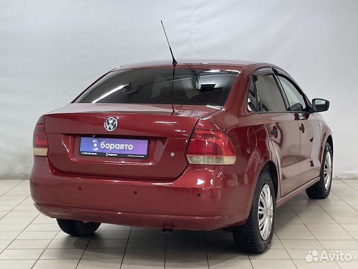 Volkswagen Polo 1.6 МТ, 2012, 197 051 км