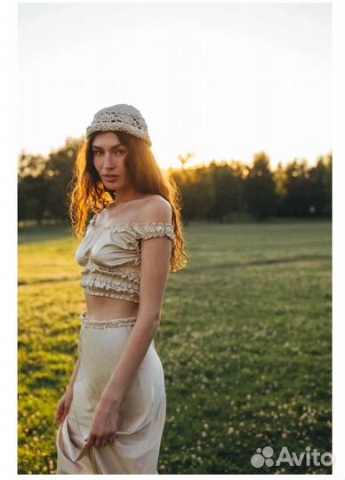 Топ lovely country textile s m cream lite new