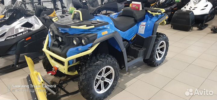 Квадроцикл рм 800 Duo EPS синий и чёрный