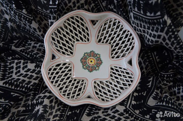 Сухарница плетёная Кировский завод СССР