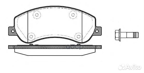1250 00 GDB17241250 02 2H0698151 колодки д