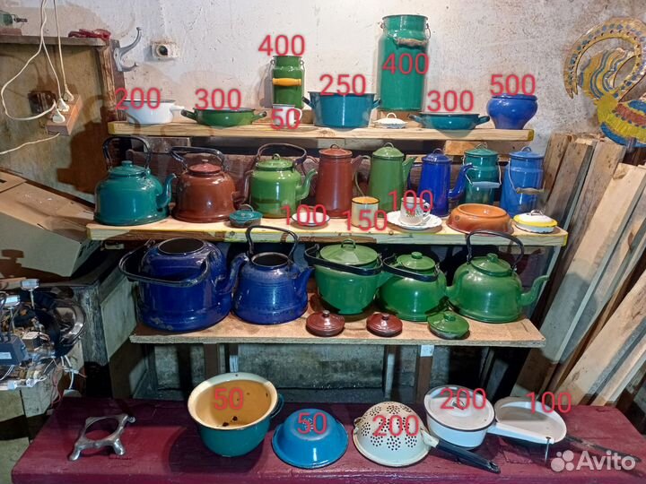 Эмалированная посуда СССР