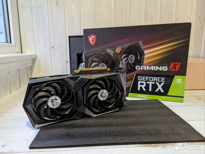 Видеокарта RTX 3060 MSI Gaming X