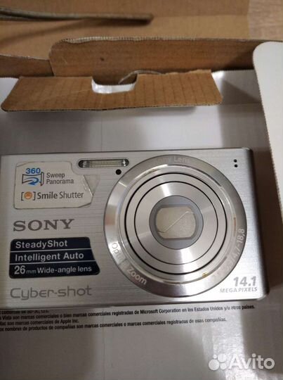 Компактный фотоаппарат sony DSC-W610 б/у