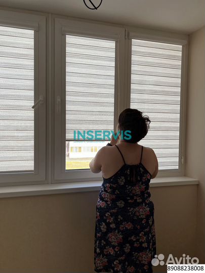 Плиссе жалюзи на пластиковые окна без сверления