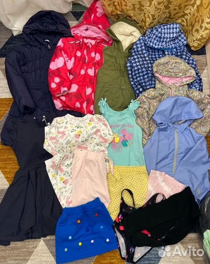 Одежда пакетом на девочку 110/116